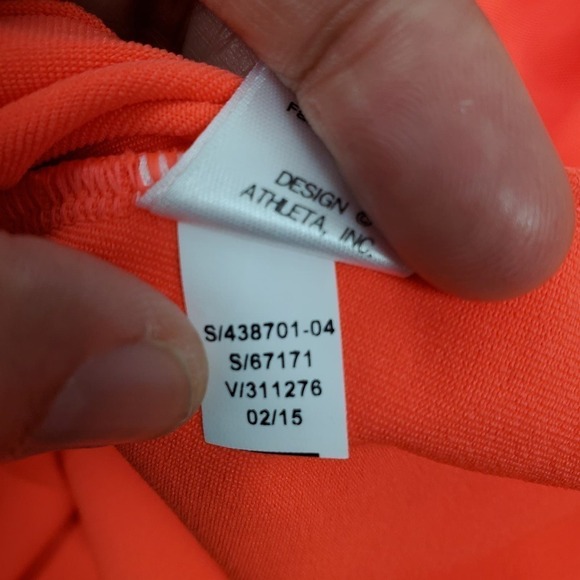 Athleta PR Tank 2 Ember Orange Outdoor Athletic Tank Top Size 2X Plus NEW - Picture 12 of 12